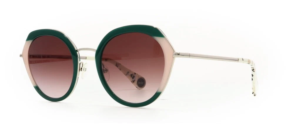 WOOW SUPER STRIP 1 294 Dark Forest Green / Brown Gradient Sunglasses 49mm