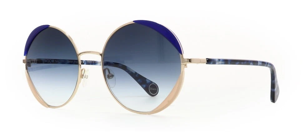 WOOW SUPER DISCO 1 297 Storm Blue / Blue Gradient Sunglasses 55mm